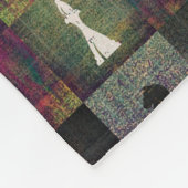 Malen Sie und drucken Sie Schachbrett-und Fleecedecke (Ecke)