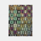 Malen Sie und drucken Sie Schachbrett-und Fleecedecke (Vorderseite)