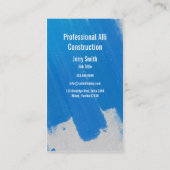 Malen Sie und tapezierte Maler-Visitenkarte Visitenkarte (Rückseite)