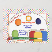 Malen Sie Versorgungs-Einladung Einladung (Vorne/Hinten)