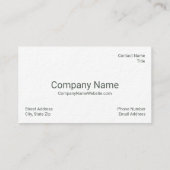 Malen Sie Visitenkarte (Rückseite)