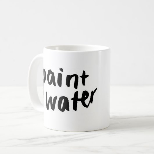 Malen Sie Wasser-Tasse Kaffeetasse (Vorderseite Links)