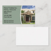 Malen und Steinen im Haus beenden Visitenkarten Visitenkarte (Vorne/Hinten)