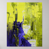 Malen von gedeckter Wandkunst. Poster (Vorne)