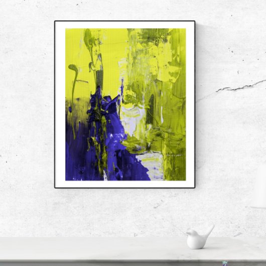 Malen von gedeckter Wandkunst. Poster