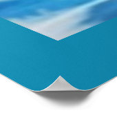 Malen von Pferden im Meerwasser Poster (Ecke)