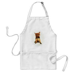 Malen Yorkshire-Terrier Schürze