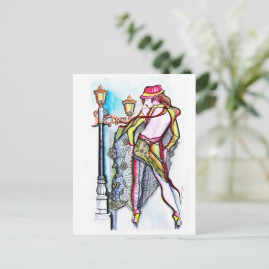 Malena Postkarte (Stehend Vorderseite)