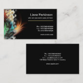 malende abstrakte Geschäftskarte Visitenkarte (Vorne/Hinten)