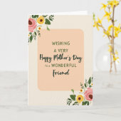 Malende Mütter Tag Freund Karte (Gelbe Blume)