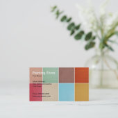 Malende Speicher-Visitenkarte Visitenkarte (Stehend Vorderseite)