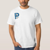 Malende Vorlage Perl T-Shirt (Vorderseite)