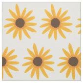 Malendes gelbes Sonnenblume-Gewohnheits-Gewebe Stoff (Muster)