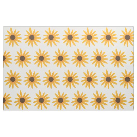 Malendes gelbes Sonnenblume-Gewohnheits-Gewebe Stoff (Fat Quarter (45,7 x 55,9 cm))