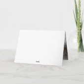 Malendes Pferd, das durch Wasser läuft Karte (Rückseite)