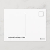 Maleny, Queensland Postkarte (Rückseite)