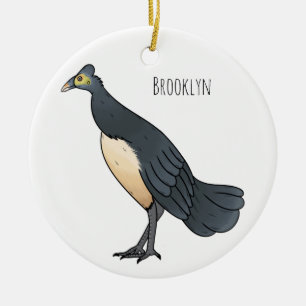Maleo-Vogel-Cartoon Keramik Ornament
