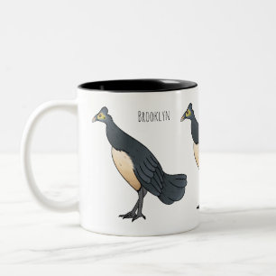 Maleo-Vogel-Cartoon Zweifarbige Tasse