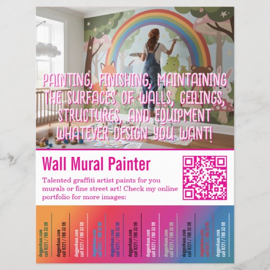 Maler Abriss Flyer (Vorne)