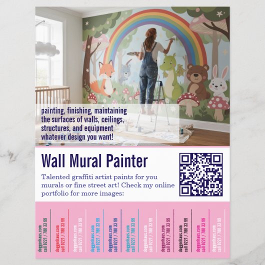 Maler Abriss Flyer (Vorne)