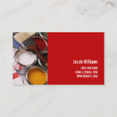 Maler-Baukarte Visitenkarte (Rückseite)