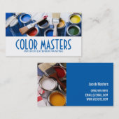 Maler-Baukarte Visitenkarte (Vorne/Hinten)