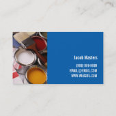 Maler-Baukarte Visitenkarte (Rückseite)