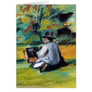 Maler bei der Arbeit von Paul Cezanne, Vintage Fin