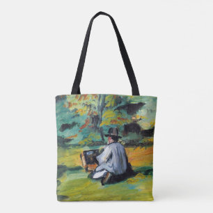 Maler bei der Arbeit von Paul Cezanne, Vintage Kun Tasche