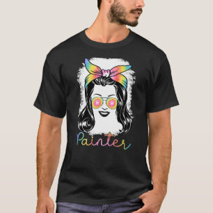 Maler-Bekleidung Paint Roller Painter für Frauen T-Shirt