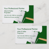 Maler-berufliche Dienstleistungen Visitenkarte (Vorne/Hinten)