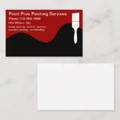 Maler-berufliches modernes visitenkarte (Vorne/Hinten)