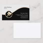 Maler Business Card Gold Paint Brush Icon Visitenkarte (Vorne/Hinten)