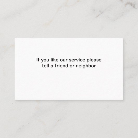 Maler Business Cards Modernes Design Visitenkarte (Rückseite)