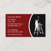 Maler Business Cards Modernes Design Visitenkarte (Vorderseite)