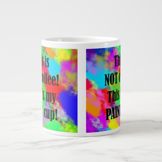 Maler-Cup Jumbo-Tasse (Vorderseite)