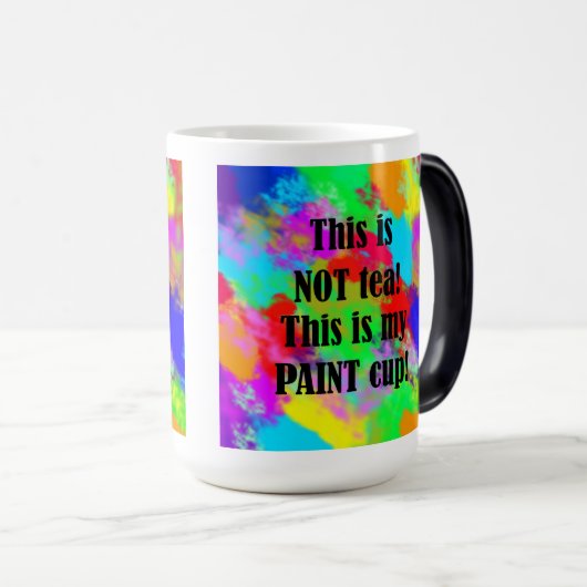 Maler-Cup Verwandlungstasse (VorderseiteRechts)