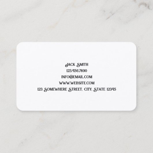 Maler Custom QR Visitenkarte (Rückseite)