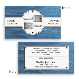 Maler-Dekorator Beruflicher AN Visitenkarte