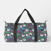 Maler-Dekorator Händler Gemustert Monogramm Duffle Bag (Vorderseite)