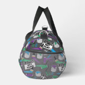 Maler-Dekorator Händler Gemustert Monogramm Duffle Bag (Rechts)