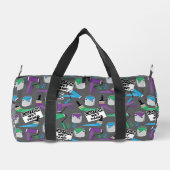 Maler-Dekorator Händler Gemustert Monogramm Duffle Bag (Rückseite)