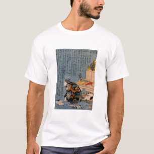 Maler, der Katzen mag, Utagawa Kuniyoshi T-Shirt