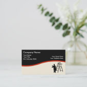 Maler-Design Visitenkarte (Stehend Vorderseite)