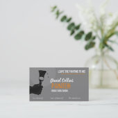 Maler, die eine Visitenkarte für Malerei zeichnen (Stehend Vorderseite)