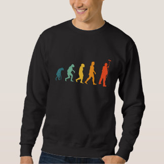 Maler-Evolution Retro-Maler Sweatshirt