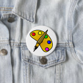 Maler-Farbpaletten-Knopf Button (Beispiel)