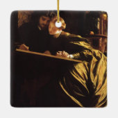 Maler-Flitterwochen von Lord Frederic Leighton Keramikornament (Rückseite)