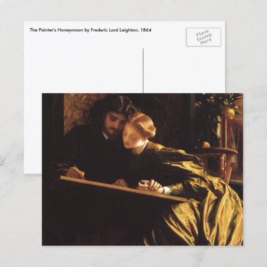 Maler-Flitterwochen von Lord Frederic Leighton Postkarte (Vorne/Hinten)