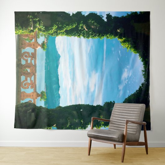 Maler Foto des Comer Sees - Italien Wandteppich (Beispiel (Horizontal))